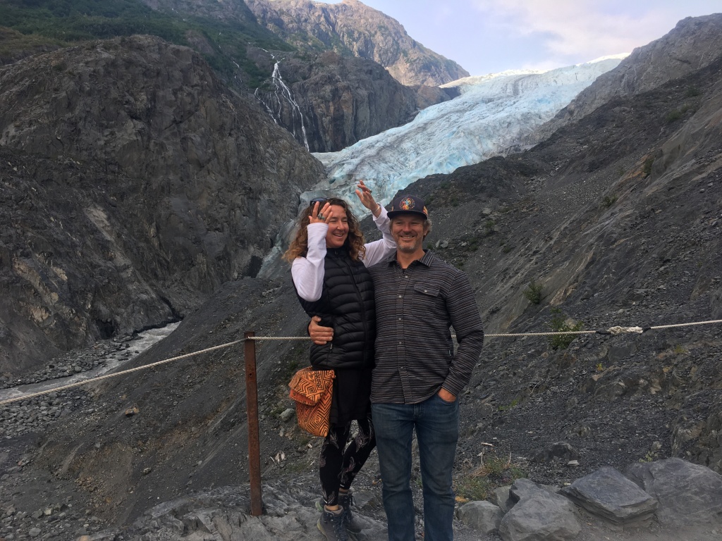 2019-07-12 07-50th-anniversary-cruise-Seward-to-Anchorage-25-Exit-Glacier-Angie-Justin.JPG